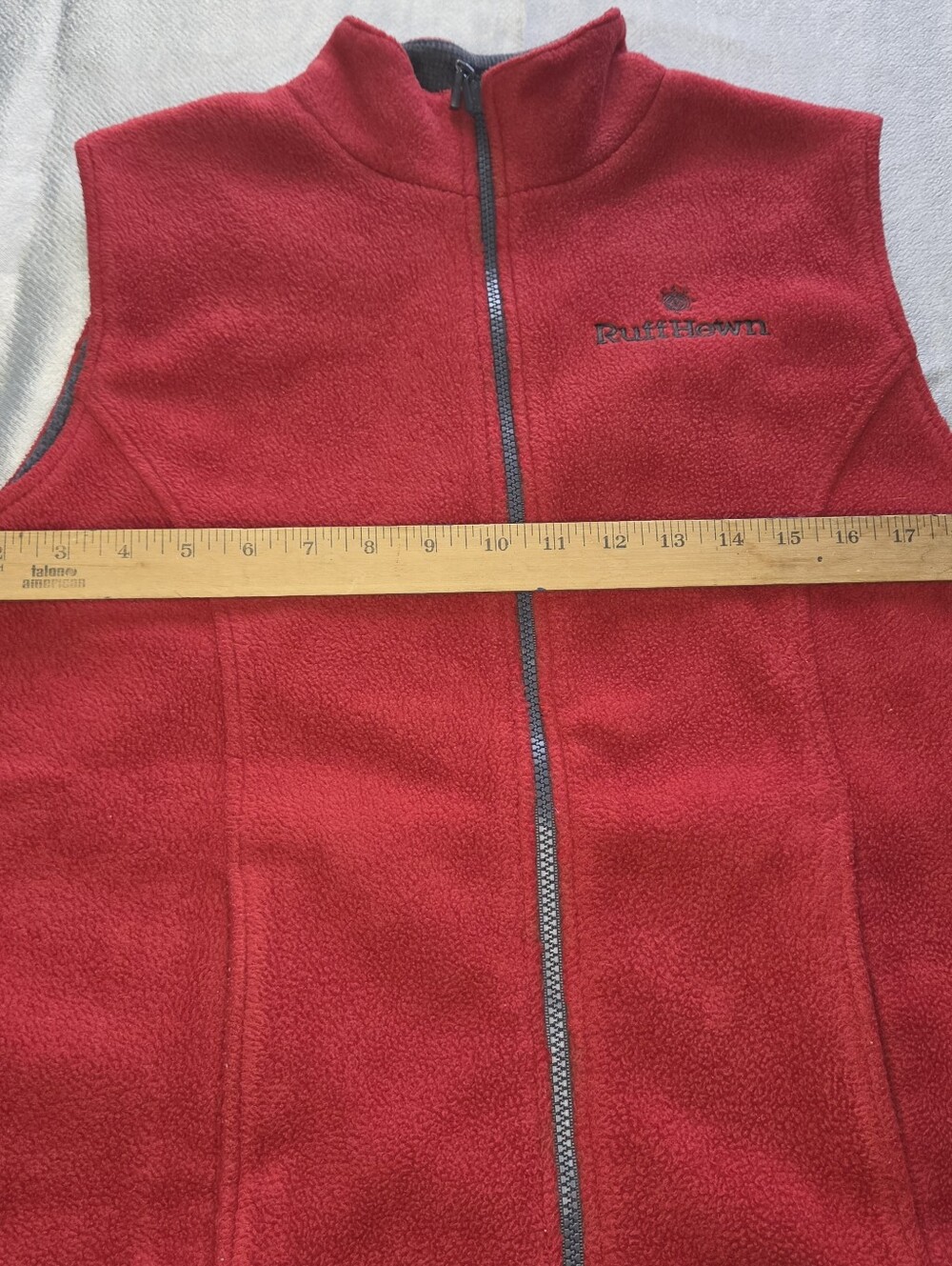 Ruff Hewn Reversible Vest Size M Medium with Contrast Collar - Picture 4 of 8